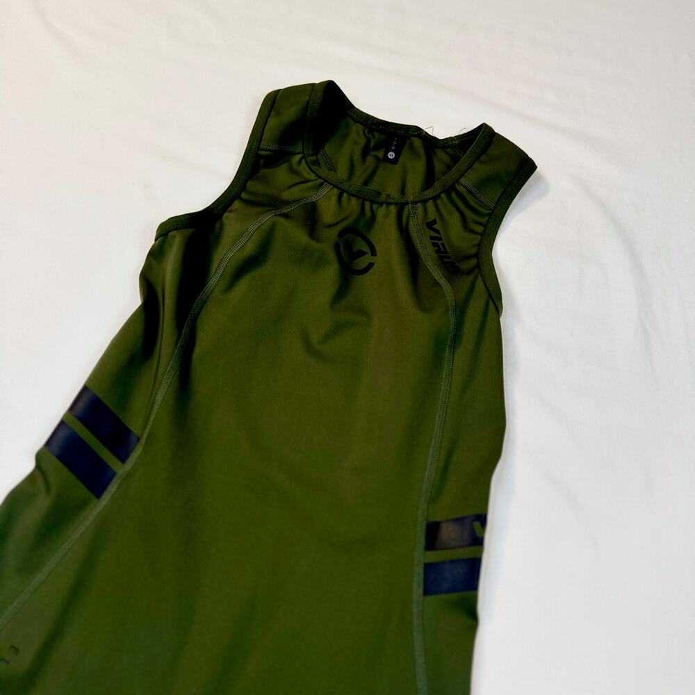 Virus Elevate V2 Singlet Wrestling Powerlifting Evergreen Green Women's XS - Picture 6 of 13